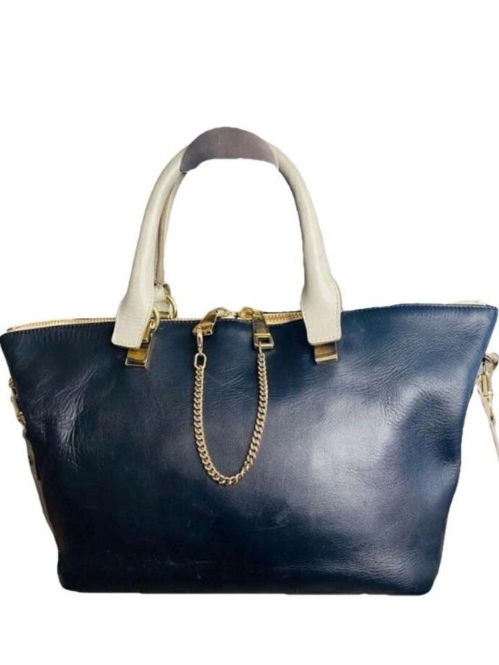 🛍️ Chloe Baylee Leather Tote w Shoulder Strap & Certificate of Authenticity